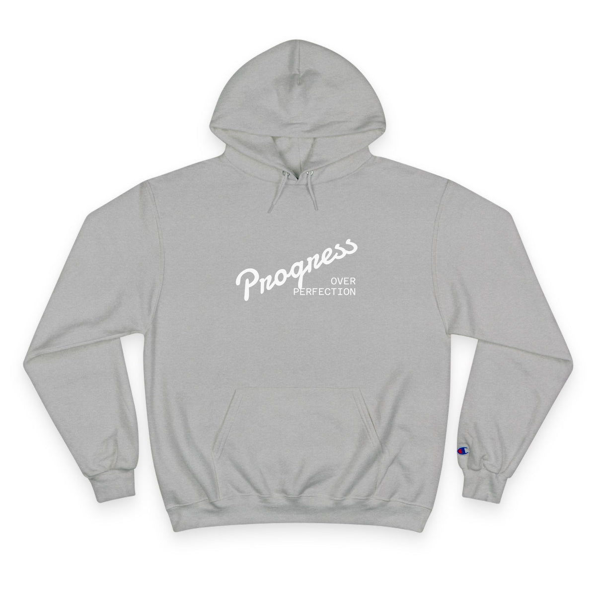 Champion Hoodie gray graphic